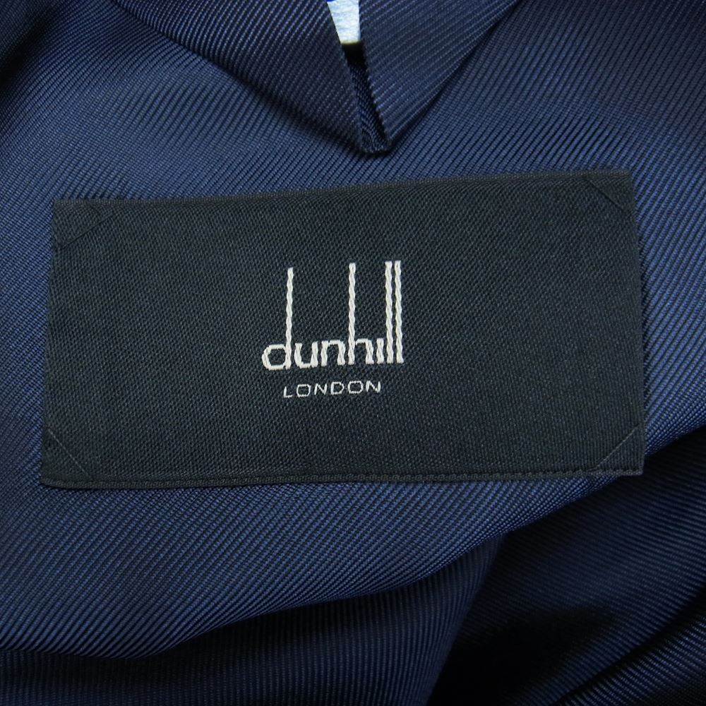 Dunhill ダンヒル BELGRAVIA ウール 2B 本切羽 セットアップ ネイビー系 36【中古】