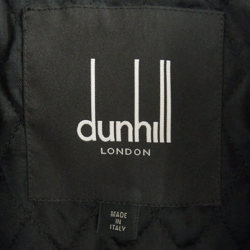 Dunhill ダンヒル LONDON ロンドン イタリア製 裏地キルティング