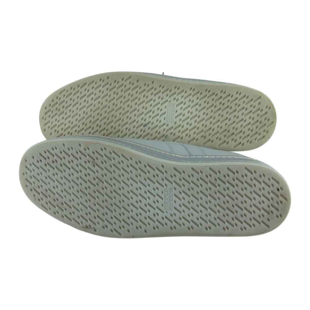 HERMES エルメス BOOMERANG ブーメラン Hロゴ ローカット スニーカー グレー系 41.5【中古】