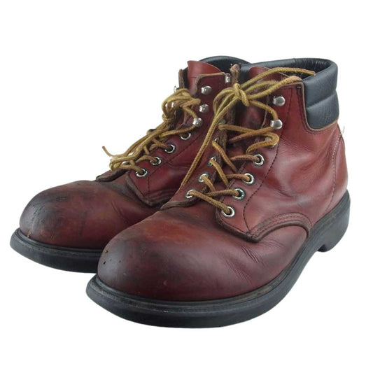 RED WING レッドウィング 2369 PT91 プリント羽タグ スチールトゥ スーパーソール ワークブーツ ブラウン系 US8.5E【中古】