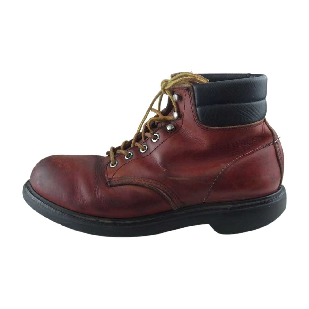 RED WING レッドウィング 2369 PT91 プリント羽タグ スチールトゥ スーパーソール ワークブーツ ブラウン系 US8.5E【中古】