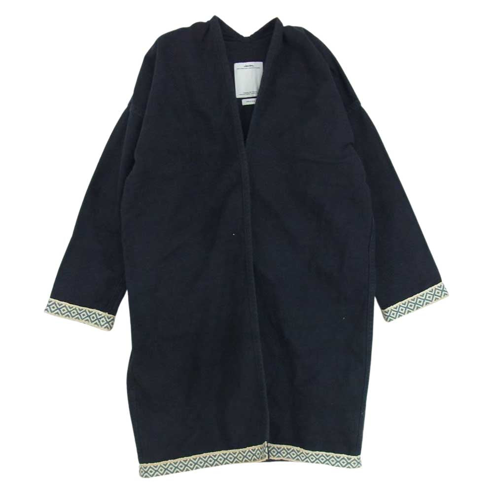 VISVIM ビズビム 16AW 0116205013020 SANJURO COAT SILK ROAD ンジュウロウ コート シルクロード ジャケット ブラック系 1【中古】