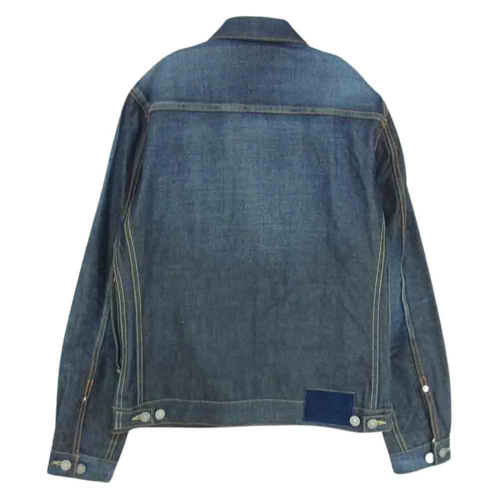 VISVIM ビズビム 14AW 0114205006002 NONWASHED Denim Jean Jacket ノンウォッシュ デニム ジャケット インディゴブルー系 1【美品】【中古】