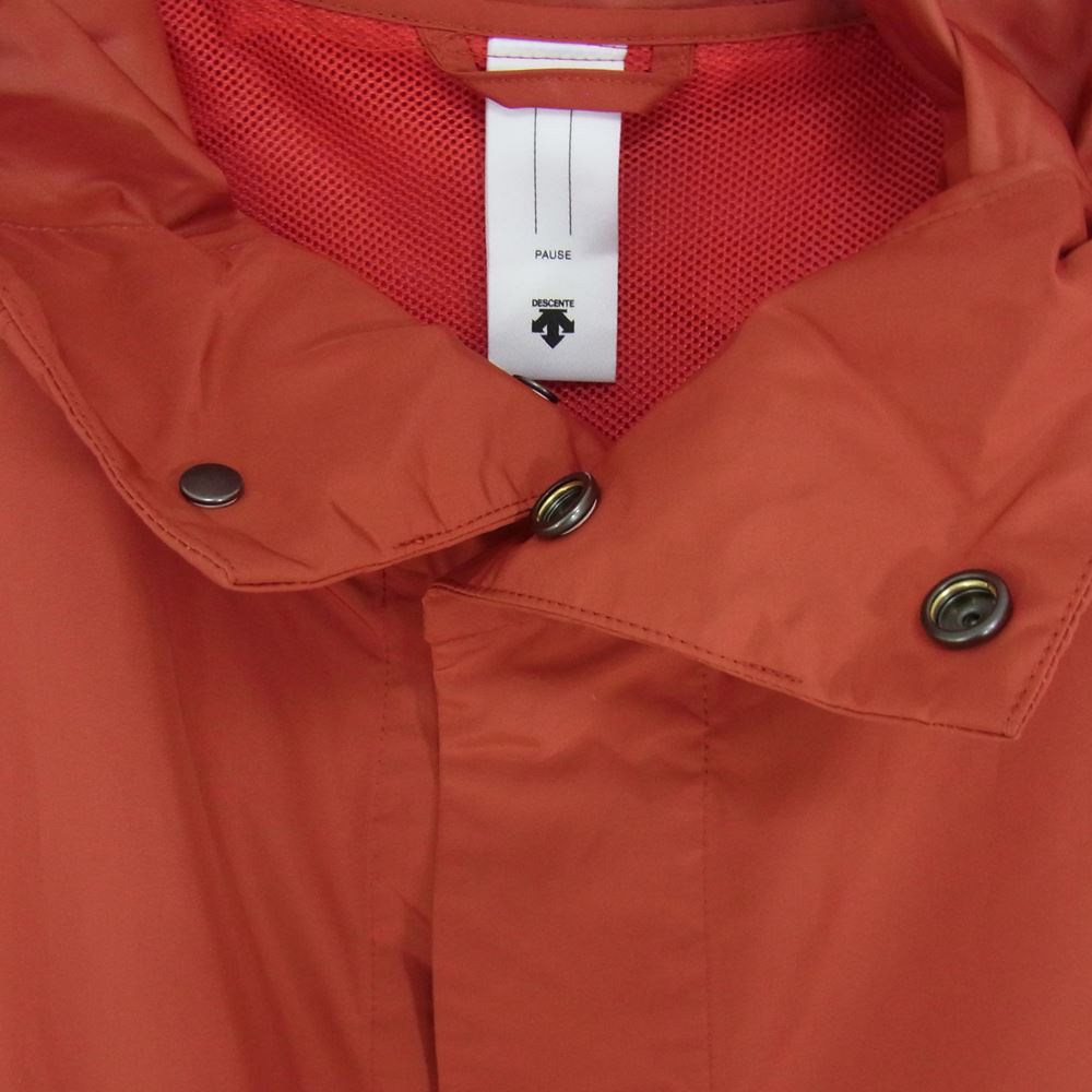 DESCENTE デサント DLMSJC36 PAUSE ポーズ HOODED OVER COAT フーデッド オーバー コート レッド系 L【中古】