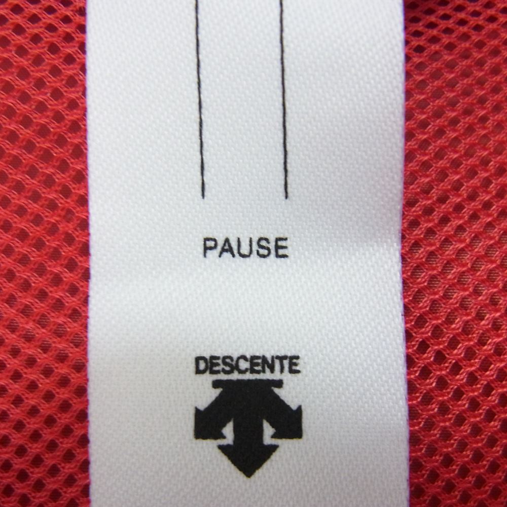 DESCENTE デサント DLMSJC36 PAUSE ポーズ HOODED OVER COAT フーデッド オーバー コート レッド系 L【中古】