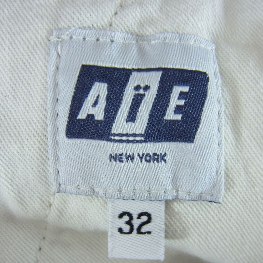 エーアイイー USA製 ネペンテス チェック ベロア パンツ カーキ系 32【極上美品】【中古】