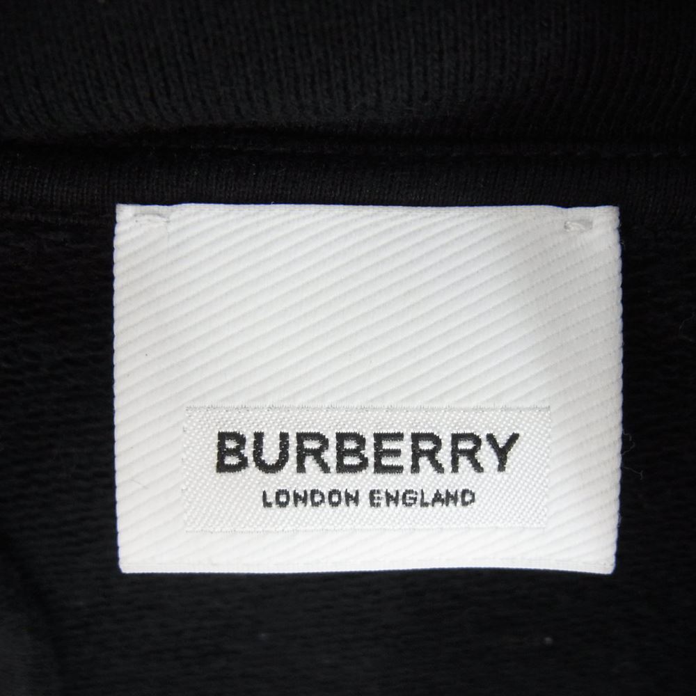 BURBERRY バーバリー 8025684 ノヴァチェック切替 フルジップ ジップアップ パーカー ブラック系 S/P【中古】
