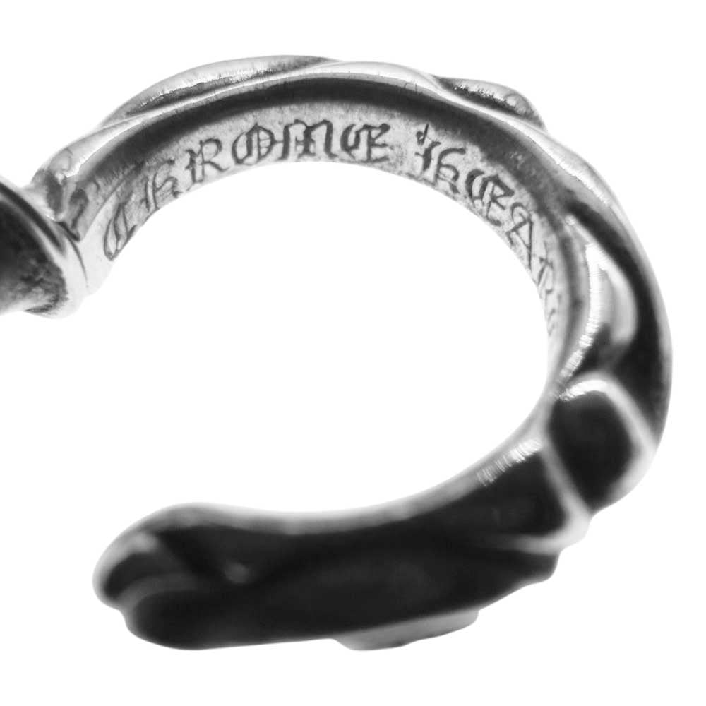 CHROME HEARTS クロムハーツ（原本無） HOOP SCROOL 1 スクロール フープ ピアス シルバー系【中古】