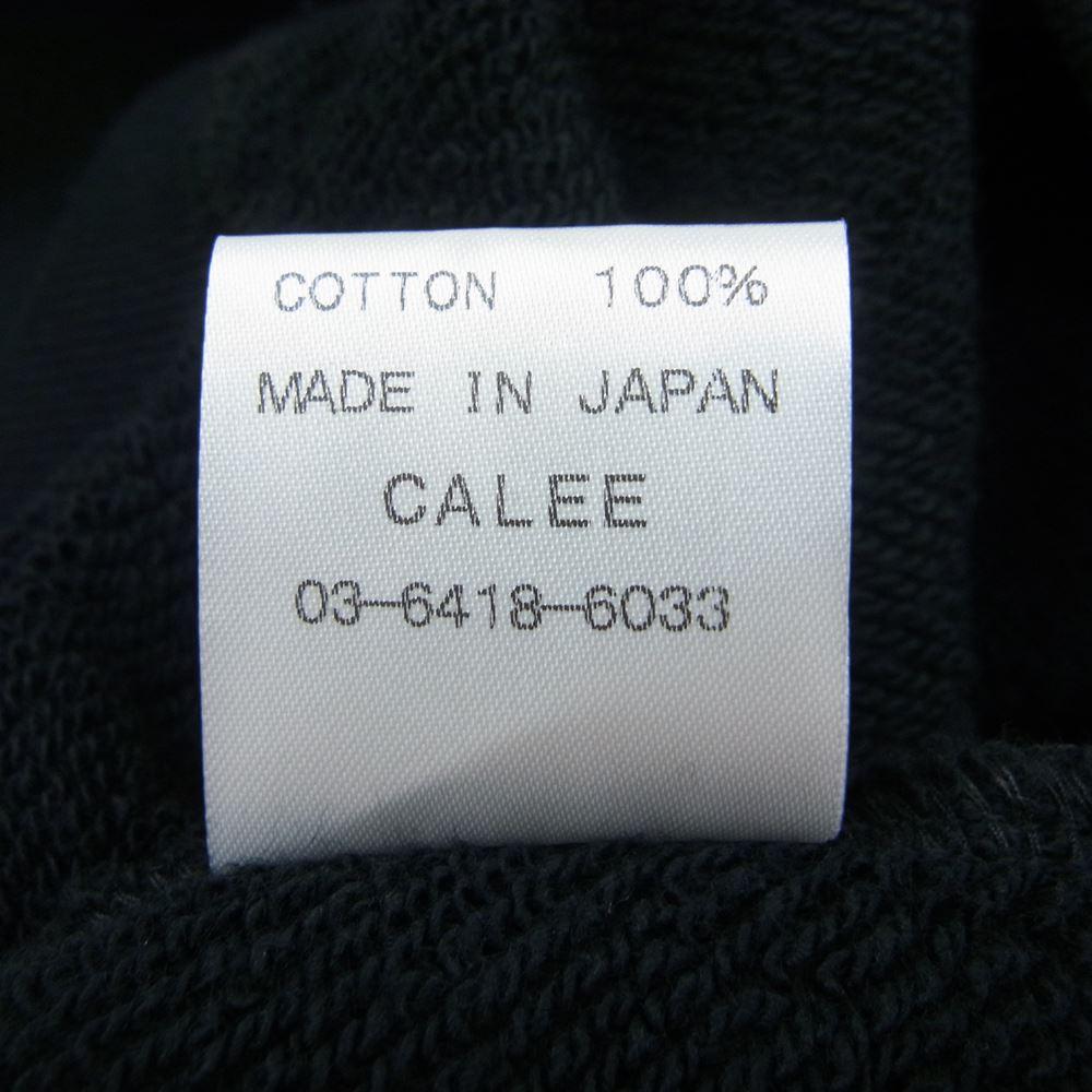 CALEE キャリー RC LOGO PULLOVER ロゴ プルオーバー パーカー ブラック系 M【中古】