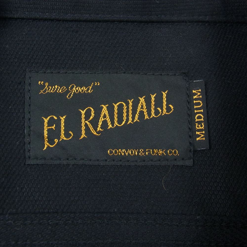 RADIALL ラディアル 12SS RAD-12SS-JK007 刺繍 ポケット ピケ ワーク ジャケット ブラック系 M【中古】