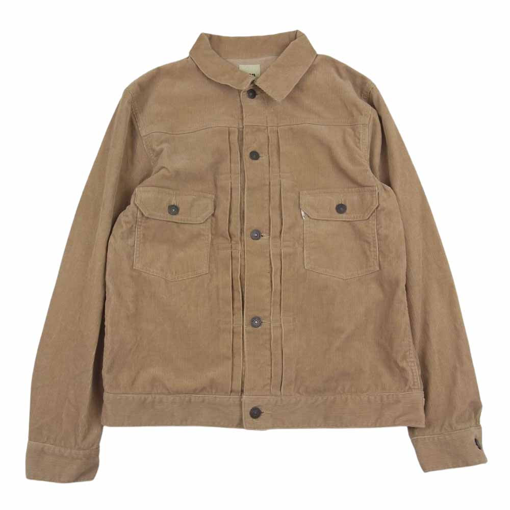 FOB FACTORY エフオービーファクトリー F2369 コーデュロイ 2nd タイプ ジャケット　 ベージュ系 2【中古】