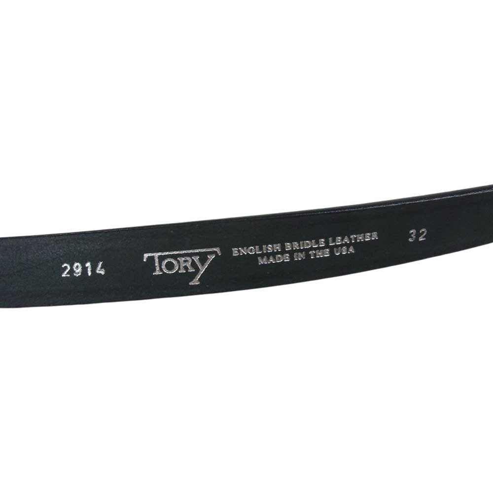 トリーレザー 2914 CREASED BELT クリースドベルト ウエスタン ベルト  ブラック系 32【中古】