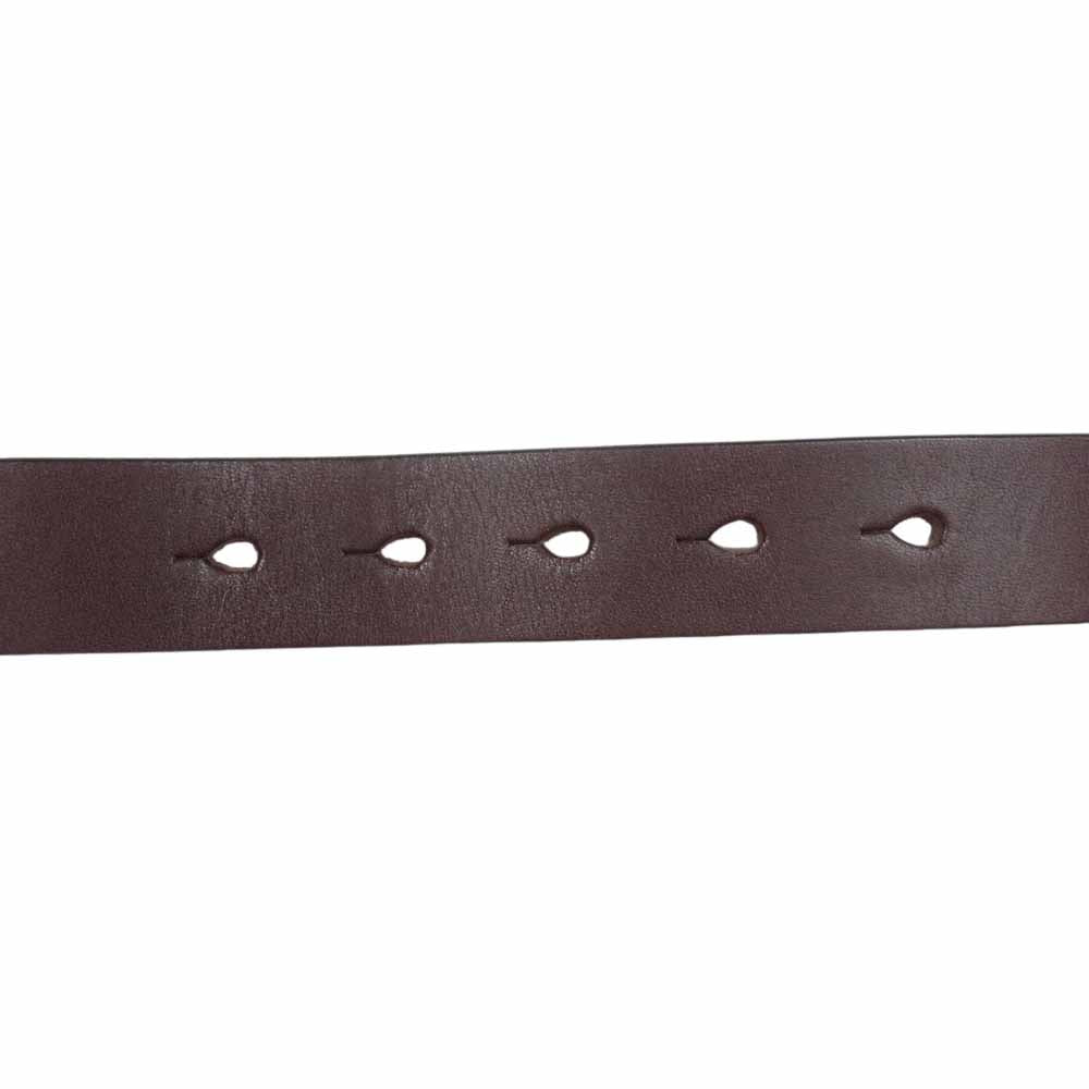 WAREHOUSE ウエアハウス Lot.6041  SLIM BELT レザー スリム ベルト ブラウン系 34【中古】