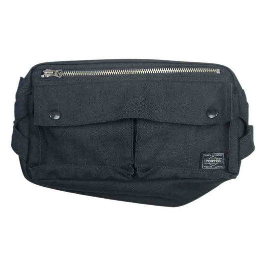 PORTER ポーター SMOKY スモーキー ボディバッグ ウェストバッグ ブラック系【中古】