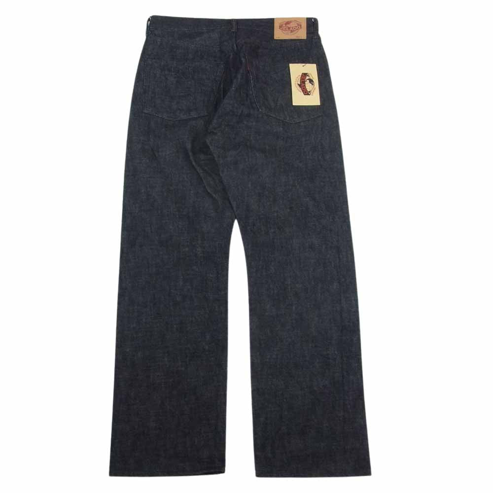 JELADO ジェラード JP63328 66 Denim ボタンフライ ブラック デニム パンツ インディゴブルー系 M【極上美品】【中古】