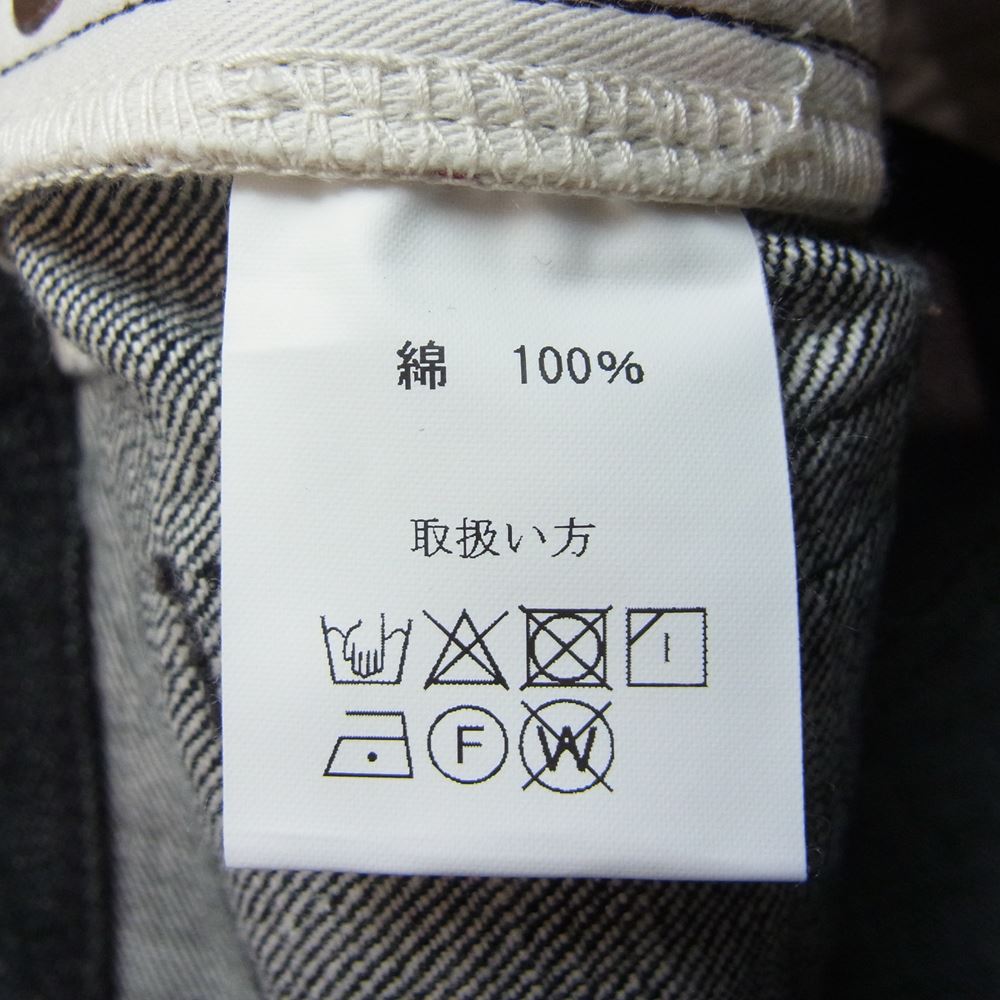 JELADO ジェラード JP63328 66 Denim ボタンフライ ブラック デニム パンツ インディゴブルー系 M【極上美品】【中古】