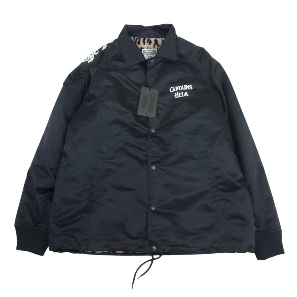 キャプテンズヘルム CH22-AW-J08 BOA FLEECE COACH JKT ボア フリース コーチ ジャケット ブラック系 M【美品】【中古】