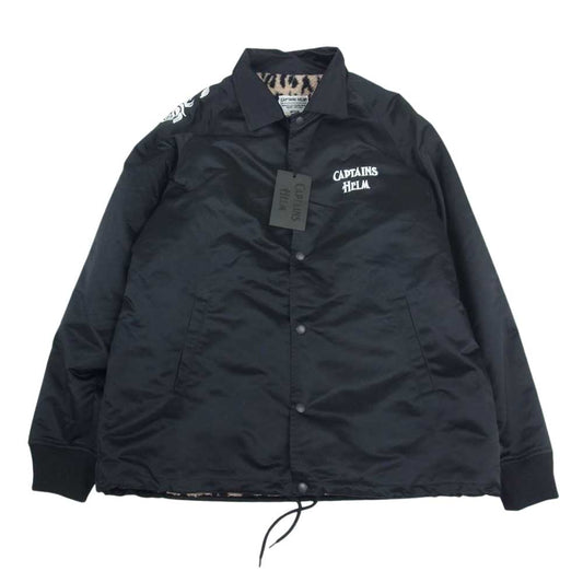キャプテンズヘルム CH22-AW-J08 BOA FLEECE COACH JKT ボア フリース コーチ ジャケット ブラック系 M【美品】【中古】