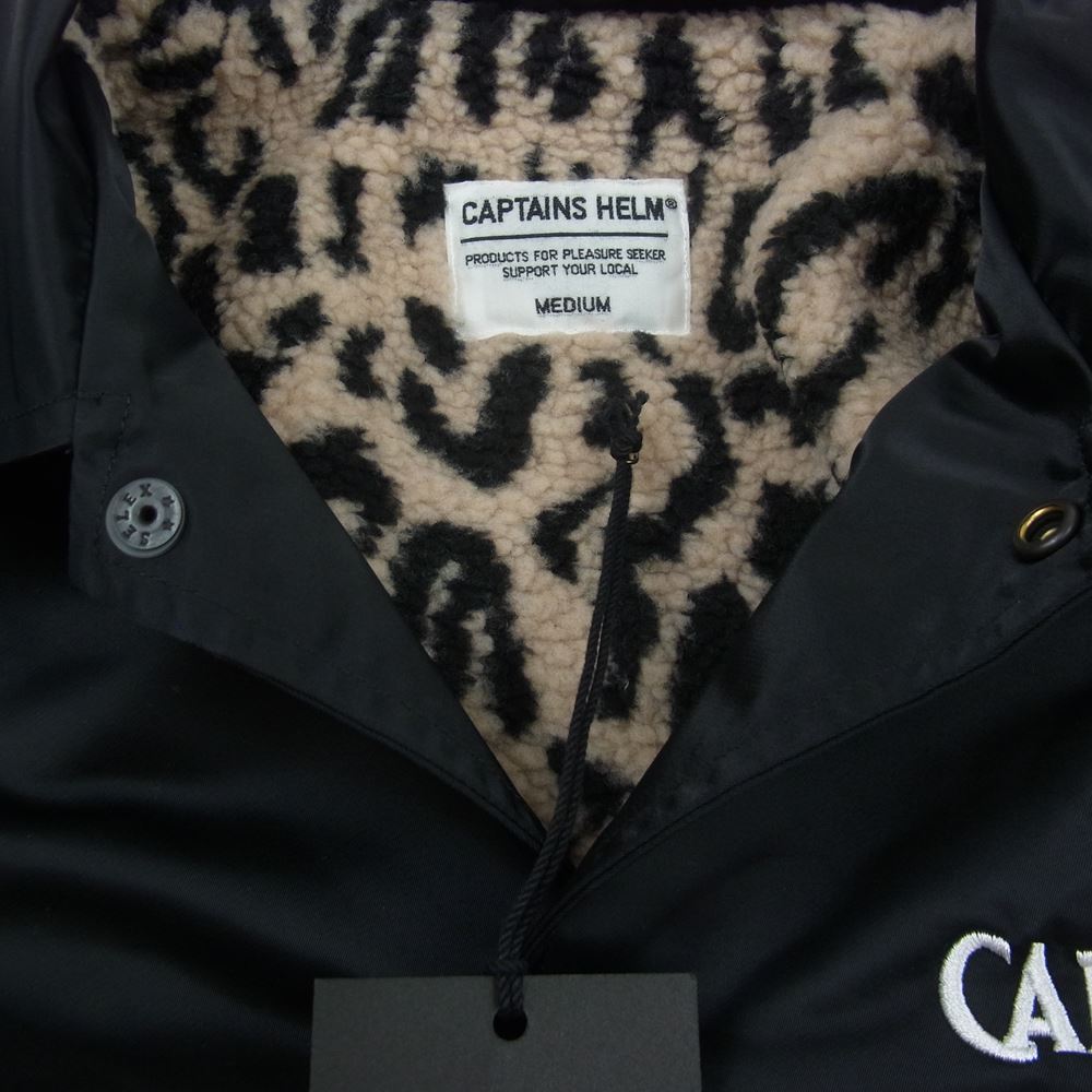 キャプテンズヘルム CH22-AW-J08 BOA FLEECE COACH JKT ボア フリース コーチ ジャケット ブラック系 M【美品】【中古】