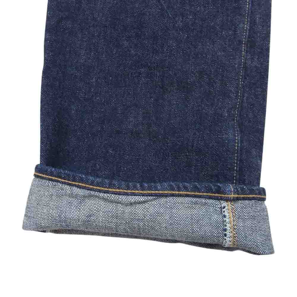 WAREHOUSE ウエアハウス Lot1001XX 1947 MODEL ONE WASH DUCK DIGGER ダックディガー 日本製 鹿革パッチ デニム パンツ インディゴブルー系 32【中古】