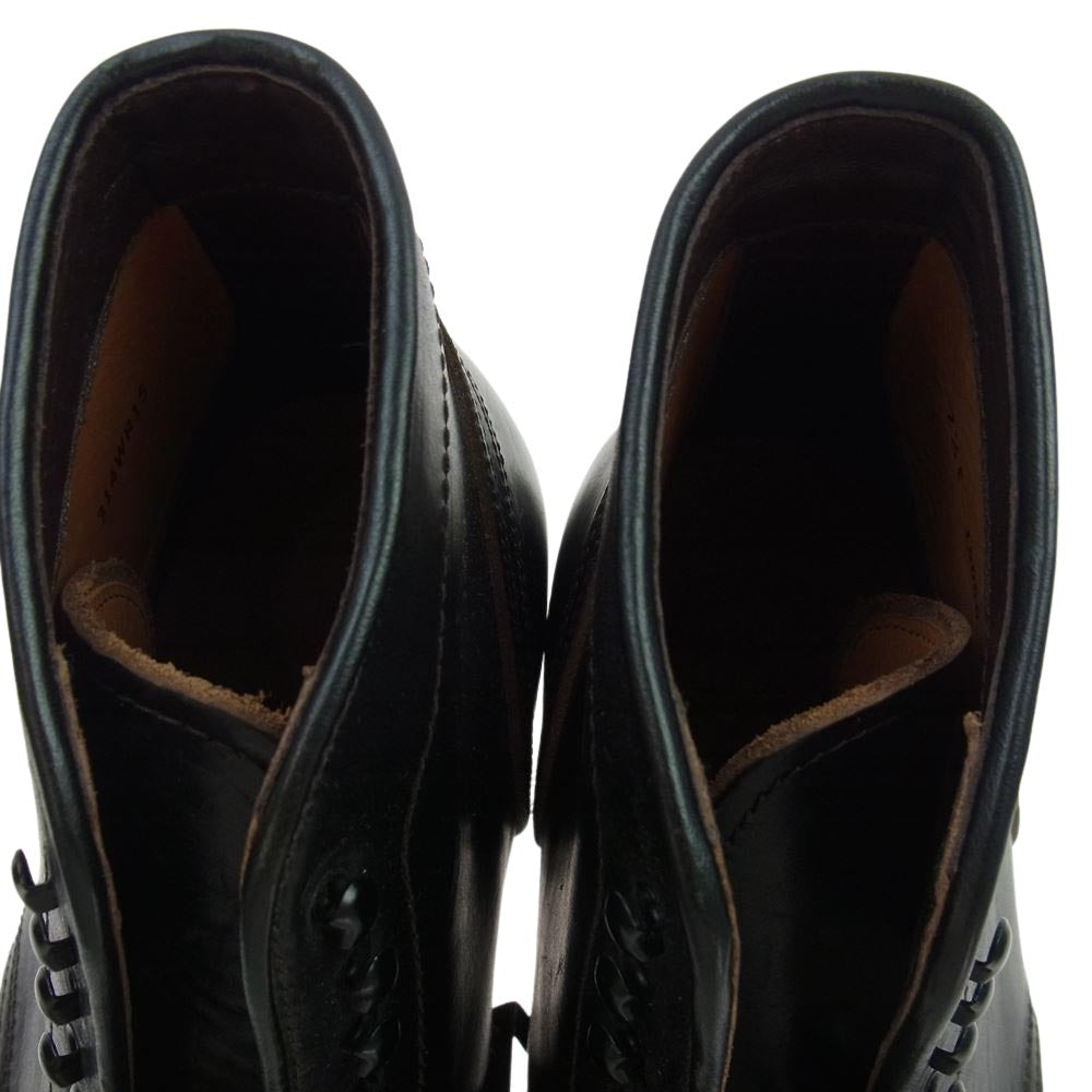 ウィールローブ  15060 5 SPLIT MOC TOE BOOTS 5インチスプリットモックトゥ ブーツ  ブラック系 7 1/2 E【美品】【中古】