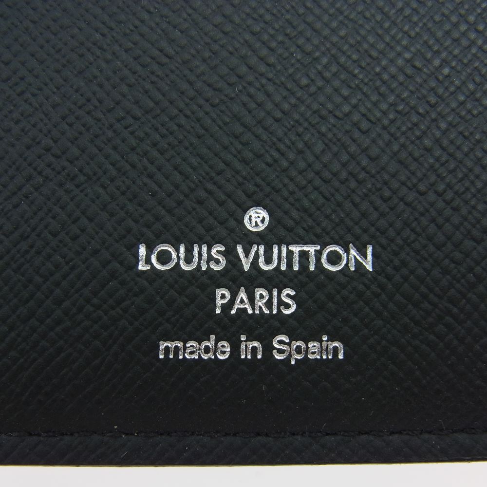 LOUIS VUITTON ルイ・ヴィトン N62665  ポルトフォイユ・ブラザ ダミエ グラフィット 長財布 ブラック系【中古】