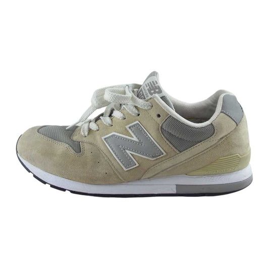 NEW BALANCE ニューバランス MRL996AG スエード ローカット スニーカー グレー系 24.5cm【中古】