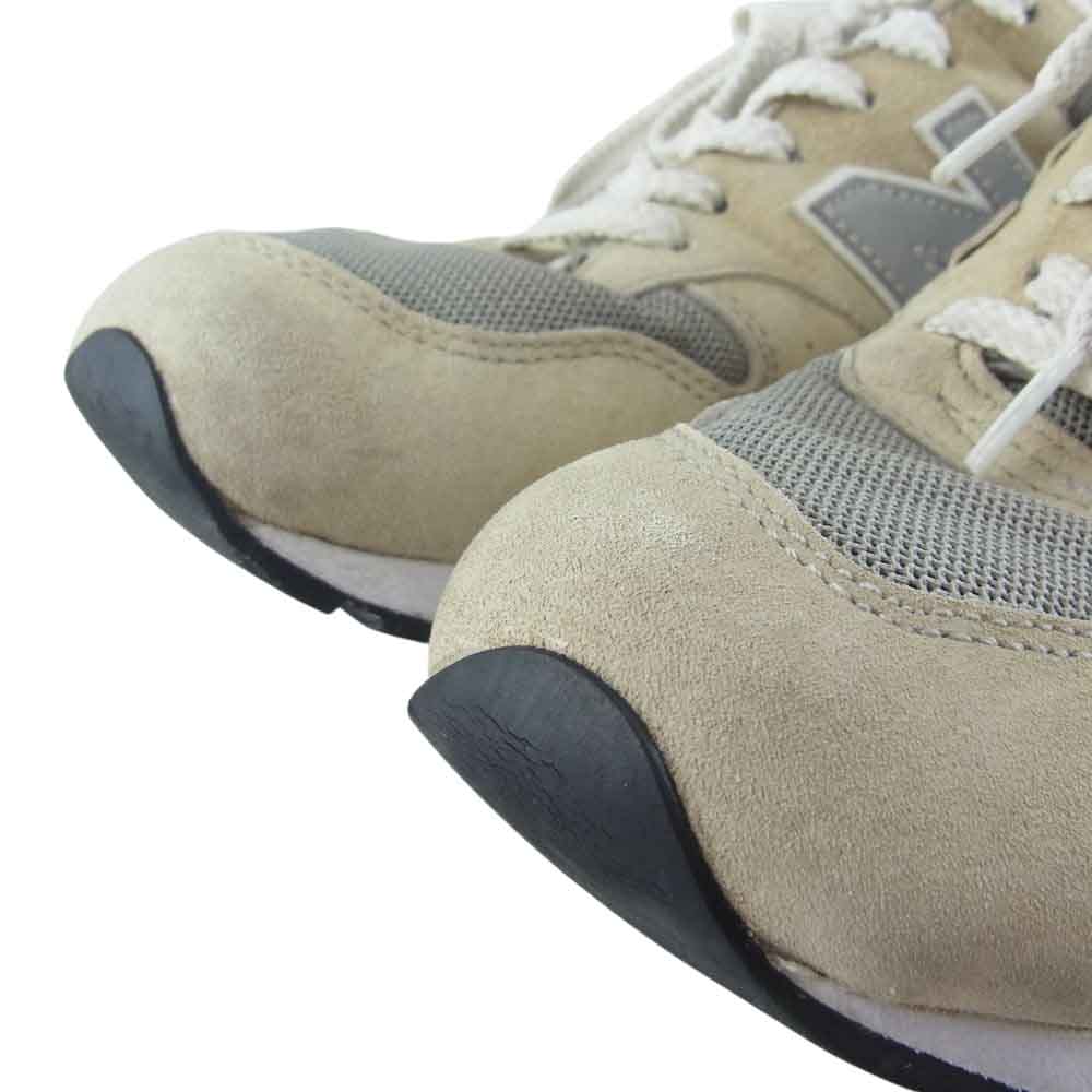 NEW BALANCE ニューバランス MRL996AG スエード ローカット スニーカー グレー系 24.5cm【中古】