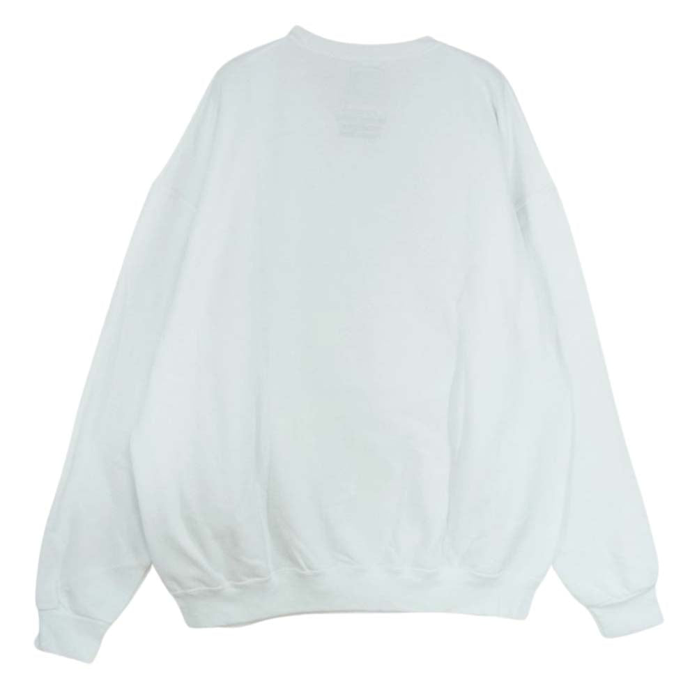 WACKO MARIA ワコマリア GITSWMSS01 GHOST IN THE SHELL SWEAT SHIRT 攻殻機動隊 ゴーストインザシェル クルーネック スウェット トレーナー ホワイト系 XL【新古品】【未使用】【中古】