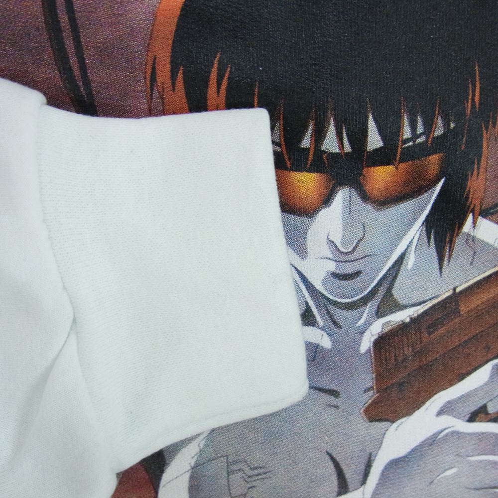 WACKO MARIA ワコマリア GITSWMSS01 GHOST IN THE SHELL SWEAT SHIRT 攻殻機動隊 ゴーストインザシェル クルーネック スウェット トレーナー ホワイト系 XL【新古品】【未使用】【中古】