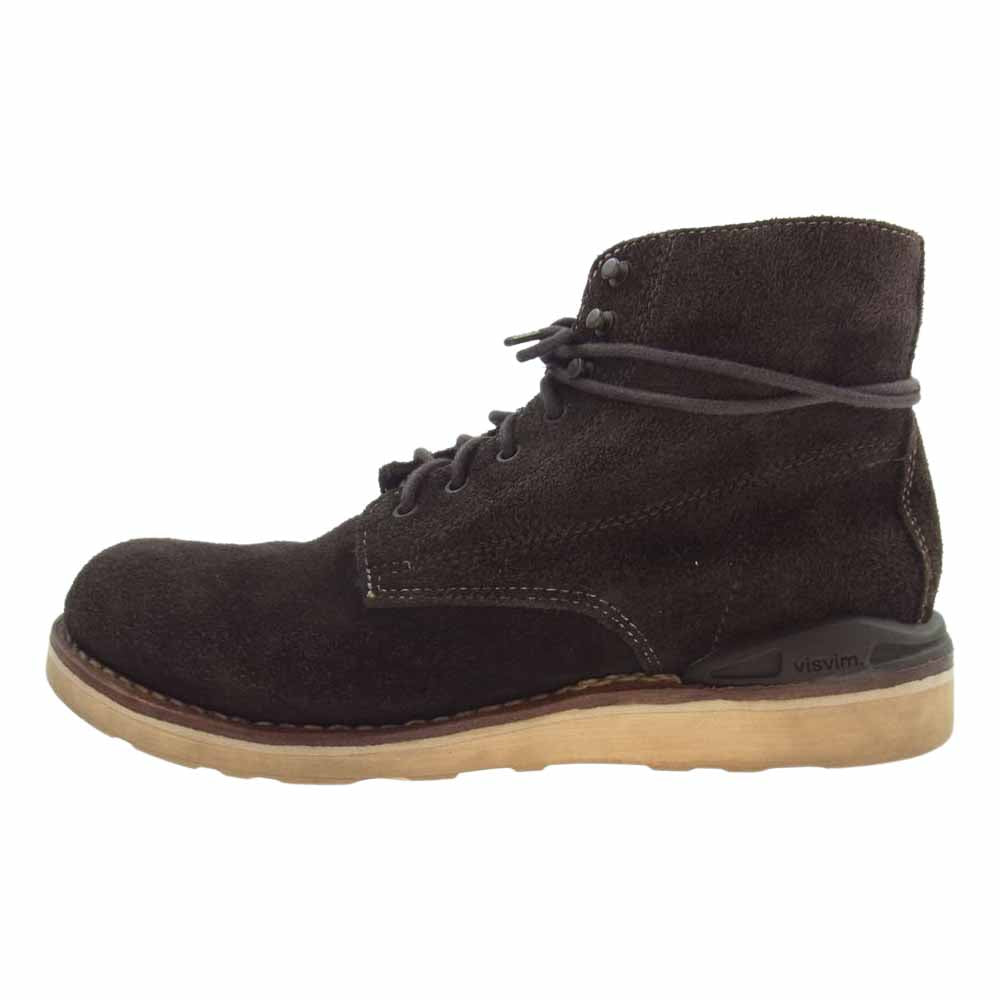 VISVIM ビズビム V10007536-02 VIRGIL BOOTS-FOLK フォーク ヴァージル スエード ブーツ ダークブラウン系 US9【中古】