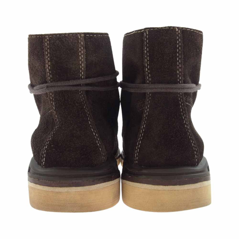 VISVIM ビズビム V10007536-02 VIRGIL BOOTS-FOLK フォーク ヴァージル スエード ブーツ ダークブラウン系 US9【中古】