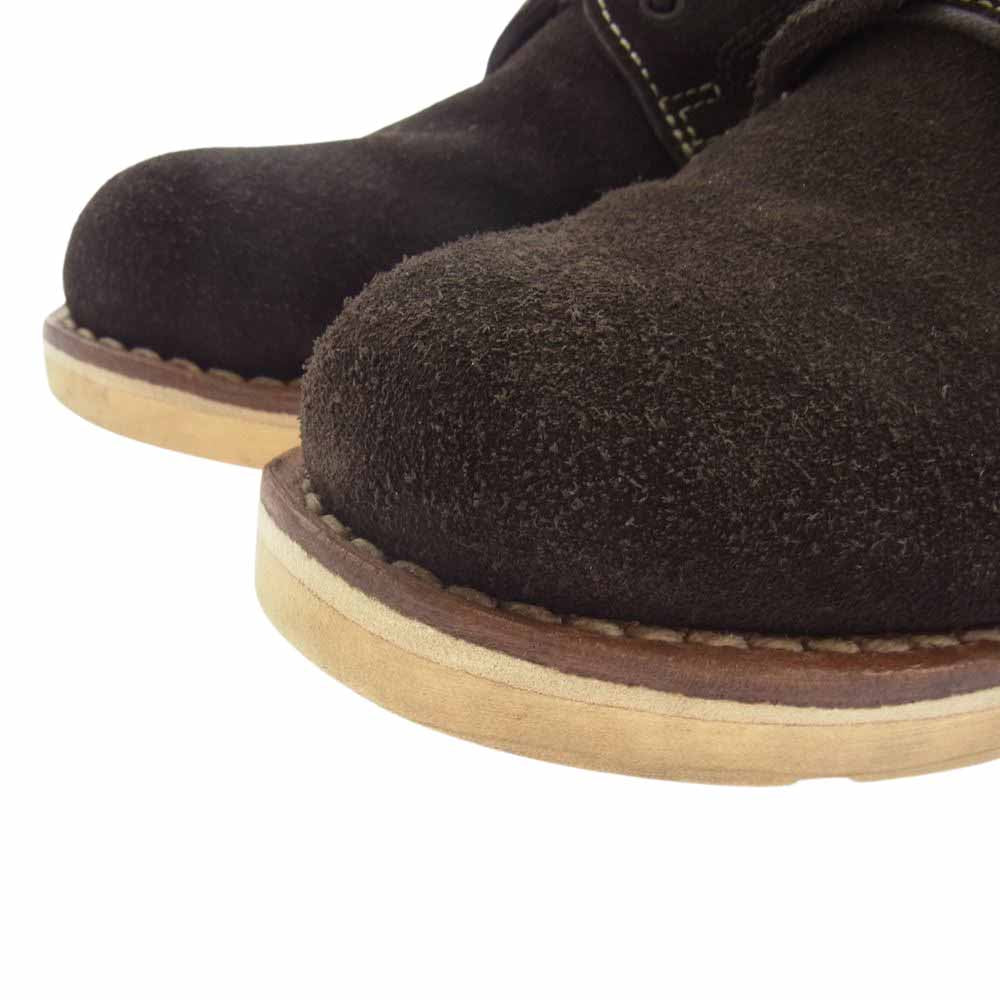 VISVIM ビズビム V10007536-02 VIRGIL BOOTS-FOLK フォーク ヴァージル スエード ブーツ ダークブラウン系 US9【中古】