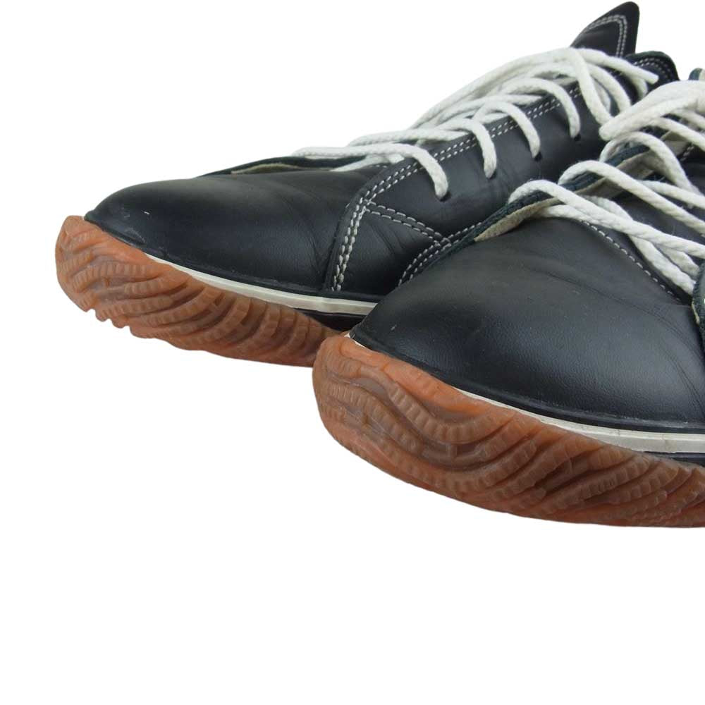 SPINGLE MOVE スピングルムーブ サイド パンチング レザー ローカット スニーカー ブラック XL【中古】