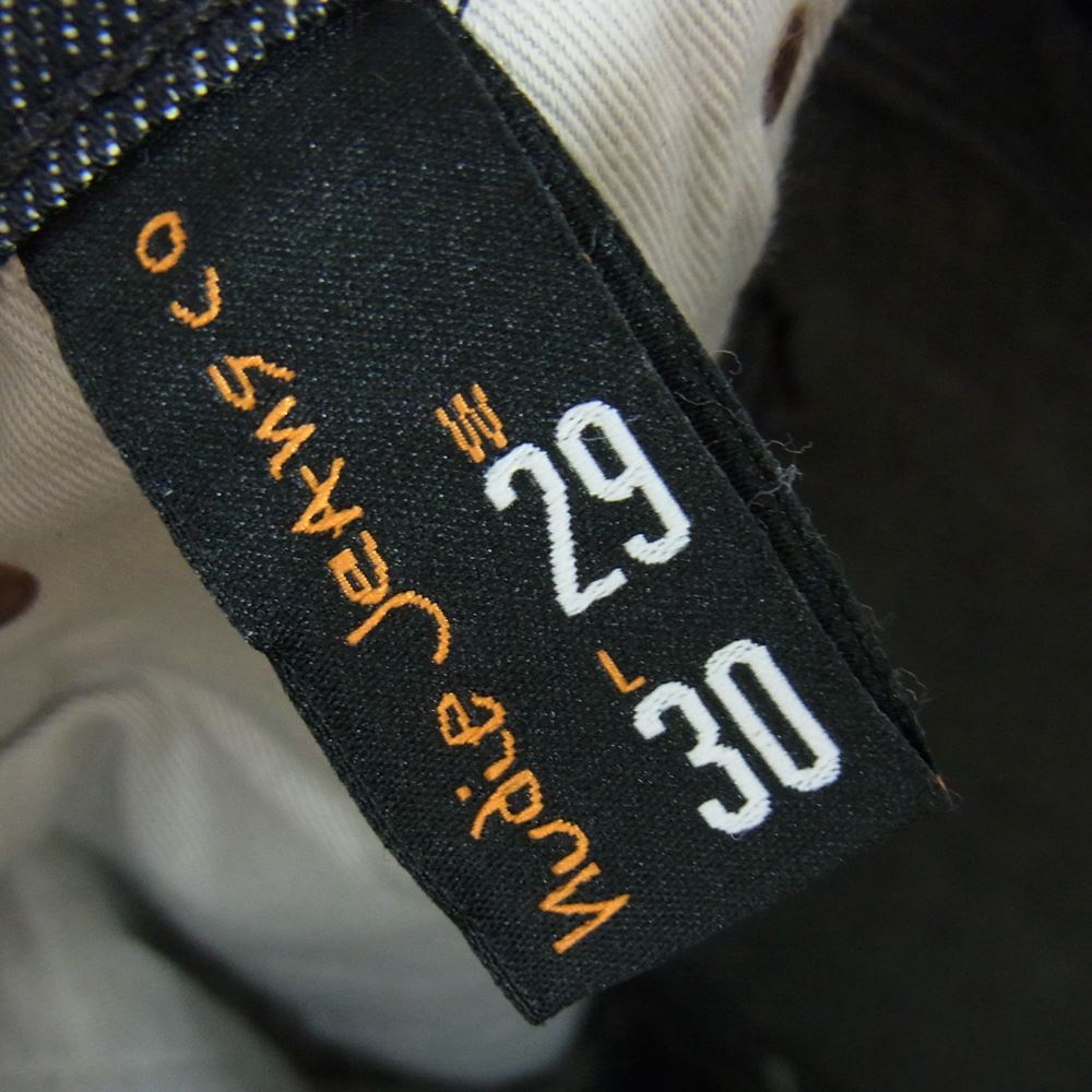 Nudie Jeans ヌーディージーンズ lean dean リーンディーン 加工 ブラック デニム パンツ ブラック系 29【中古】