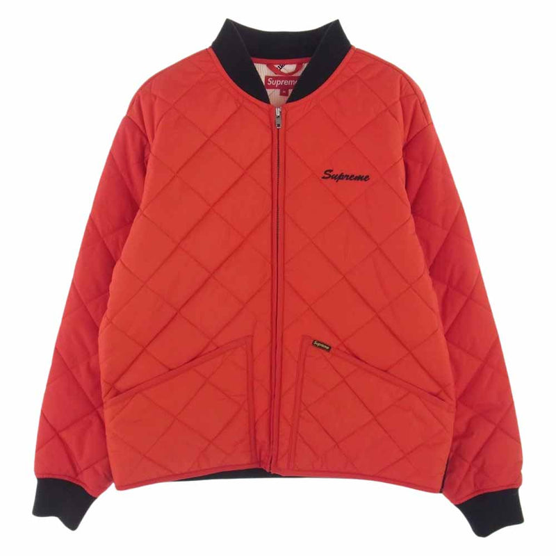 Supreme シュプリーム 19AW dead prez Quilted Work Jacket デッド プレズ キルト ジャケット レッド系 M【中古】