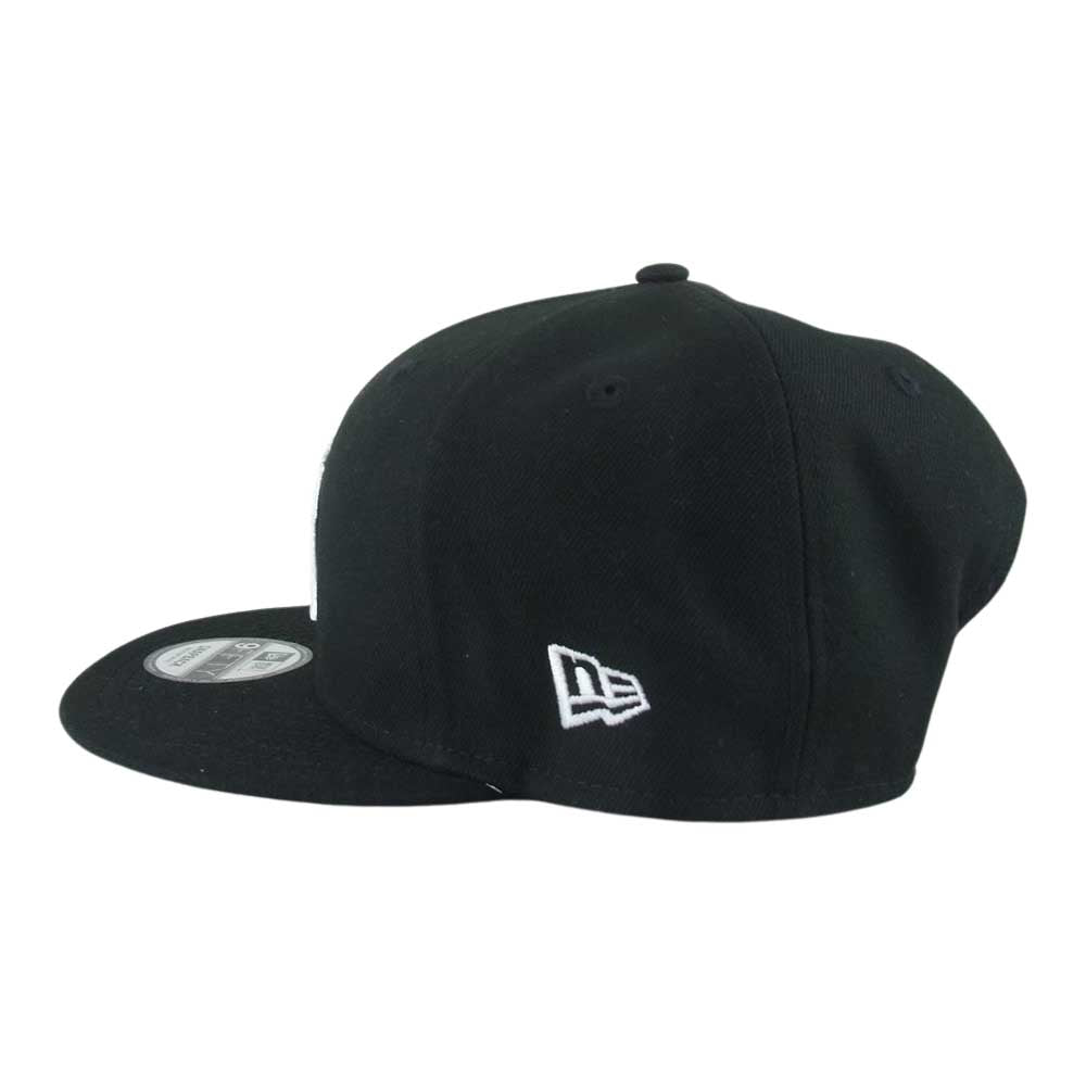 NEW ERA ニューエラ × DOWNTOWN ダウンタウン 9FIFTY イニシャル ロゴ キャップ ブラック系 M/L【中古】