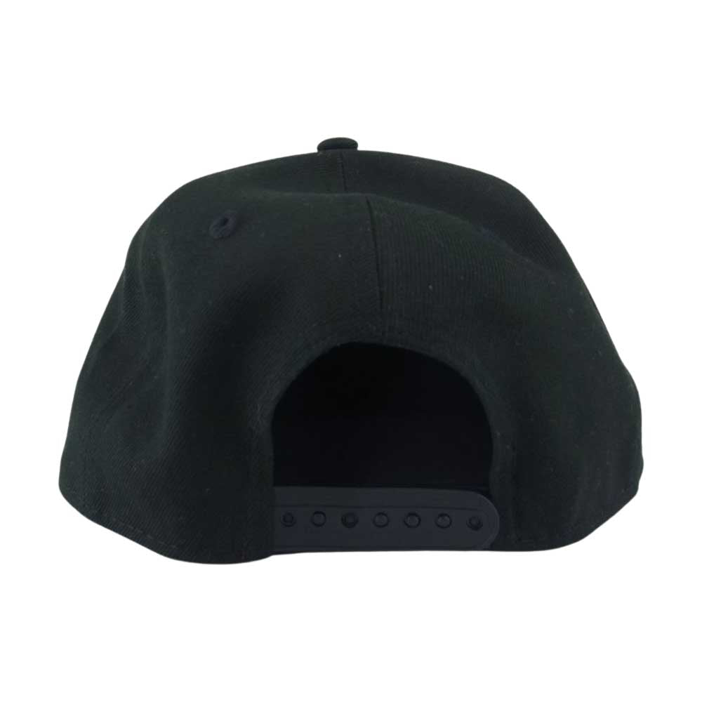 NEW ERA ニューエラ × DOWNTOWN ダウンタウン 9FIFTY イニシャル ロゴ キャップ ブラック系 M/L【中古】