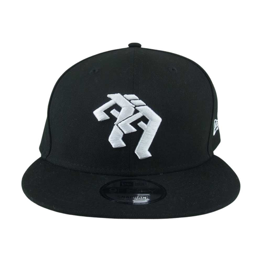 NEW ERA ニューエラ × DOWNTOWN ダウンタウン 9FIFTY イニシャル ロゴ キャップ ブラック系 M/L【中古】