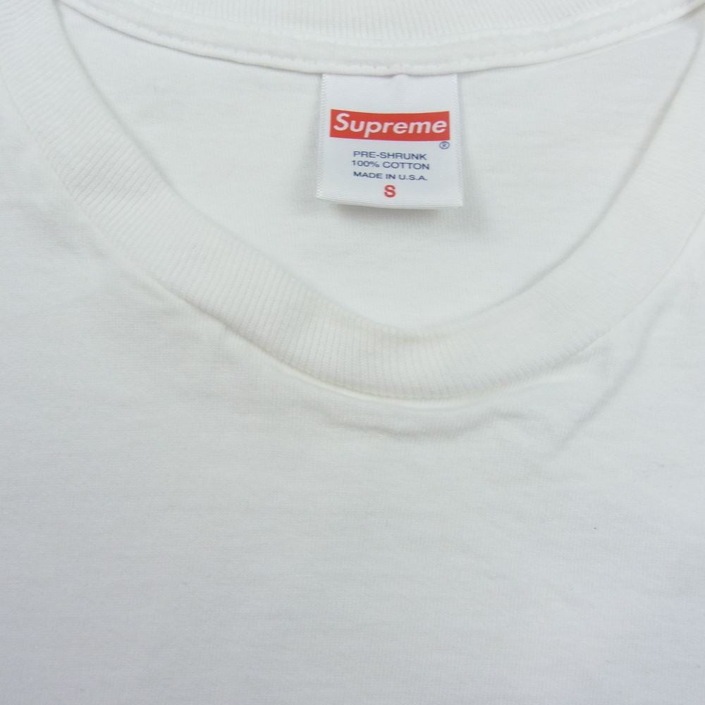 Supreme シュプリーム × KAWS カウズ 21SS Box Logo Tee ボックス ロゴ Tシャツ ホワイト系 S【中古】