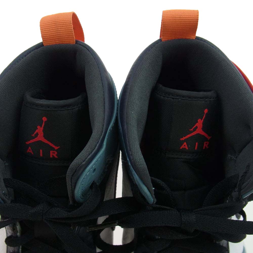 NIKE ナイキ × FACETASM ファセッタズム CU2802-100 AIR JORDAN MID SE エア ジョーダン ミッド FRLS APLA フィアレス スニーカー  ブルー系 ブラック系 27.5cm【中古】