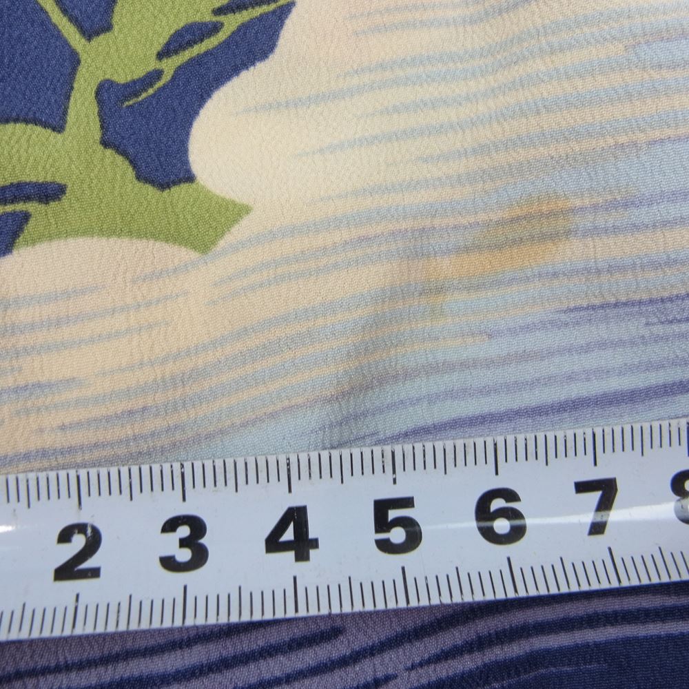 SUN SURF サンサーフ SS32165 RAYON S/S SAMURAI THE BATTLEFIELD サムライ 侍 アロハ シャツ ネイビー系 XL【中古】