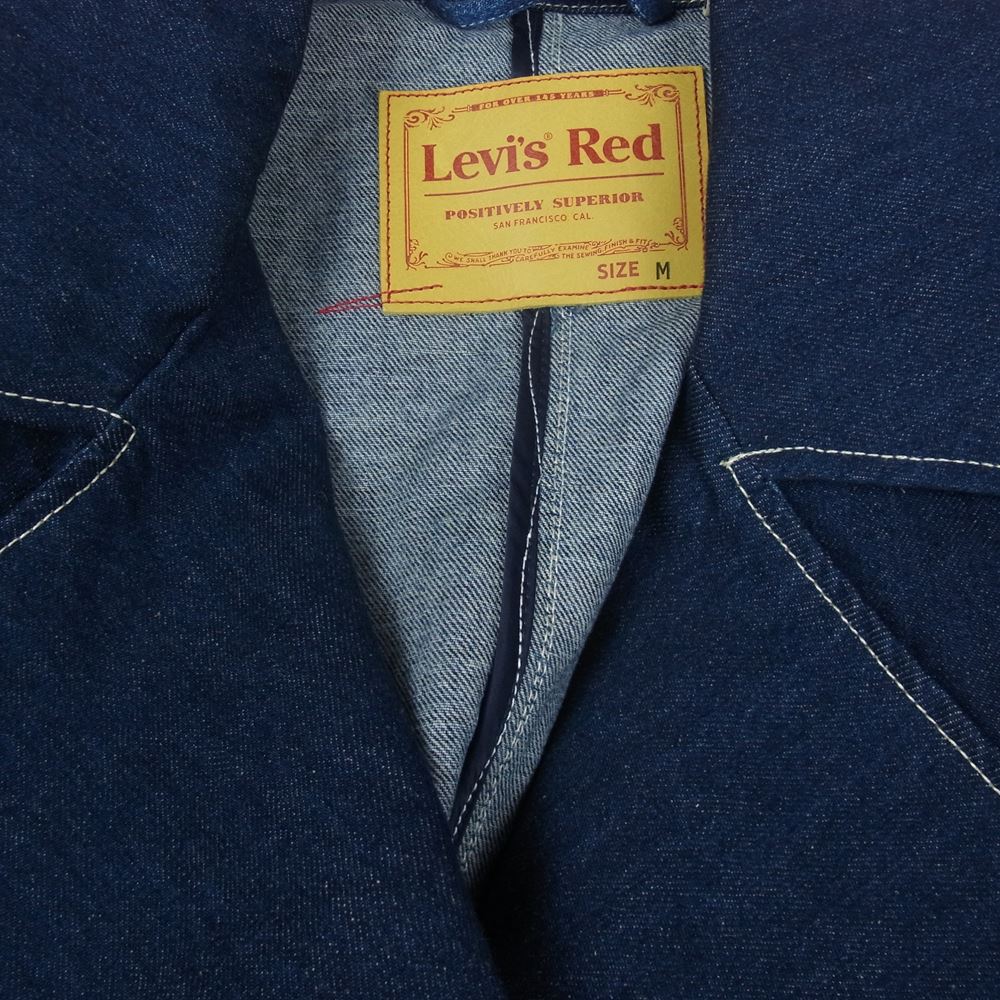 Levi's RED リーバイスレッド LR TWISTED TRENCH COAT CRYSTALINE デニム トレンチコート インディゴブルー系 M【中古】