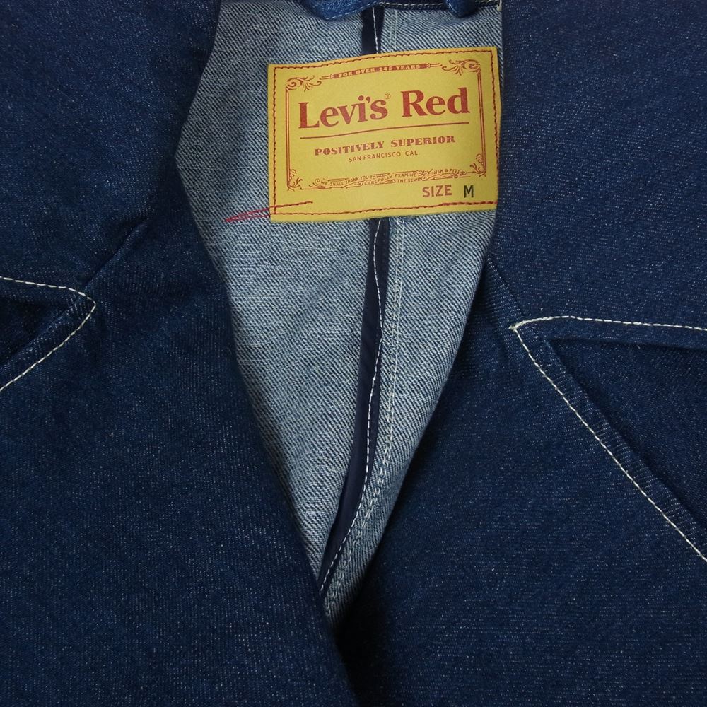 Levi's RED リーバイスレッド LR TWISTED TRENCH COAT CRYSTALINE デニム トレンチコート インディゴブルー系  M【中古】