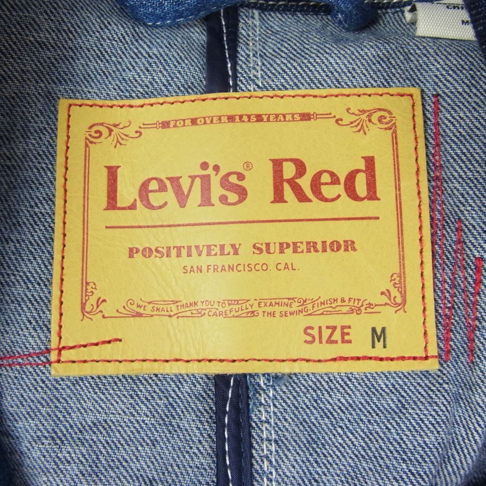 Levi's RED リーバイスレッド LR TWISTED TRENCH COAT CRYSTALINE デニム トレンチコート インディゴブルー系 M【中古】