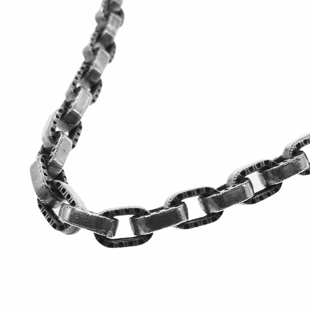 レザーズアンドトレジャーズ Harf engraved links w/celtic lobster claw ハーフ エングレイ チェーン シルバー系【中古】