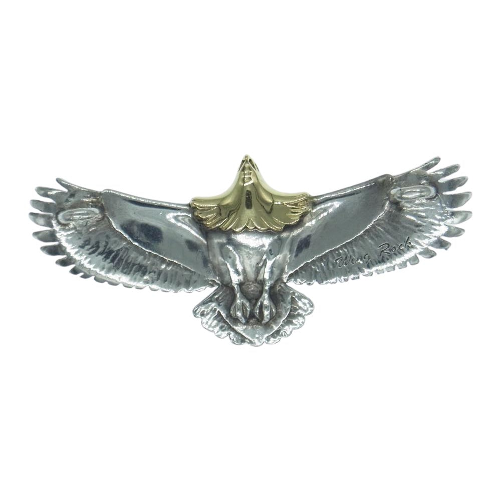 WINGROCK ウィングロック 頭金 K18 イーグル S ペンダント トップ シルバー系 ゴールド系【中古】