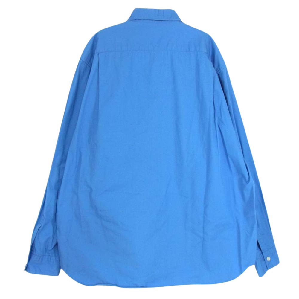 サンリミット S1901143  ツイル ボックス ワイド スプレッド 長袖 シャツ ブルー ブルー系 1【中古】