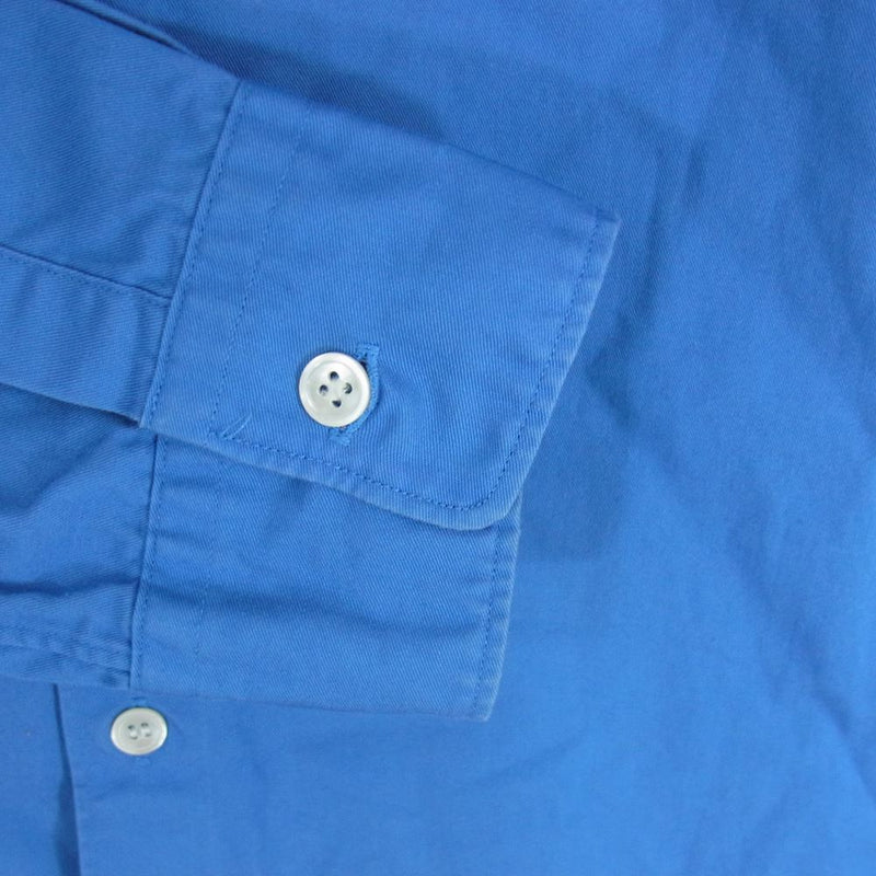 サンリミット S1901143  ツイル ボックス ワイド スプレッド 長袖 シャツ ブルー ブルー系 1【中古】