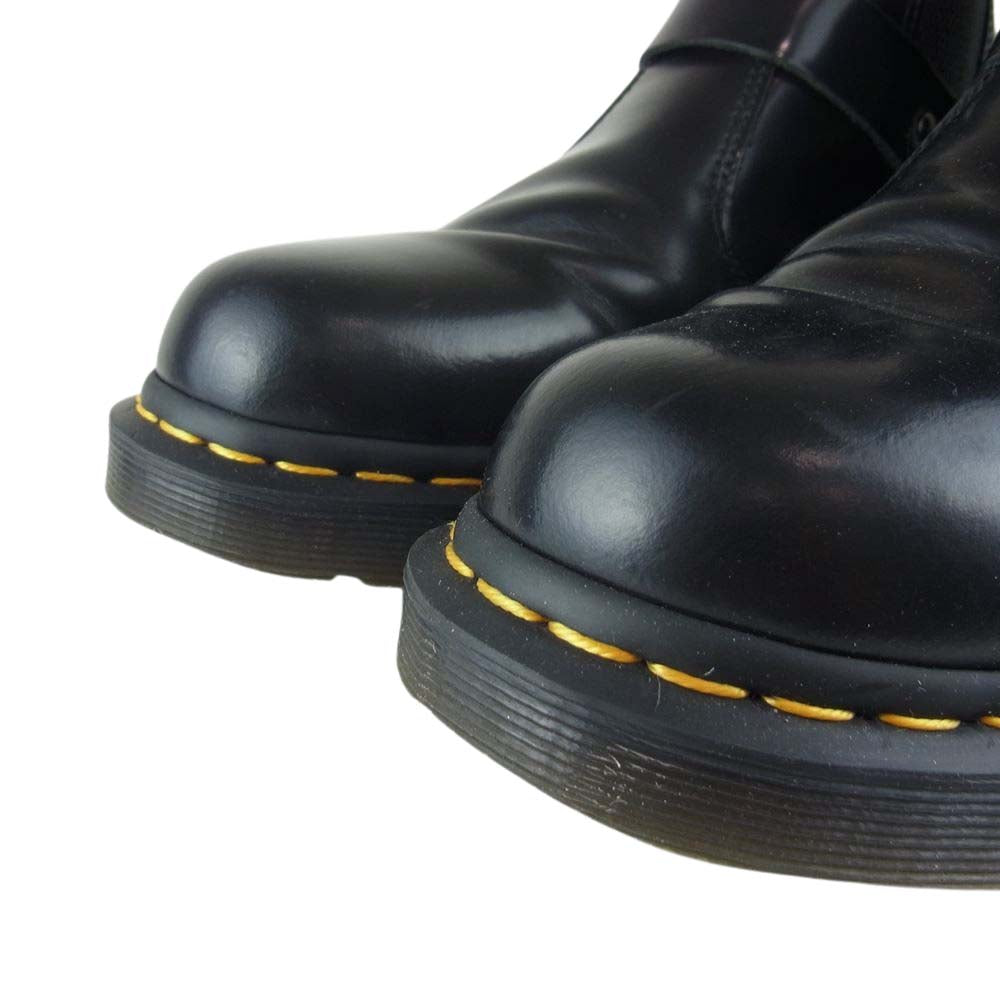 Dr.Martens ドクターマーチン WINCOX ウィンコックス ベルト チェルシー サイドゴア ブーツ ブラック系 UK8【中古】